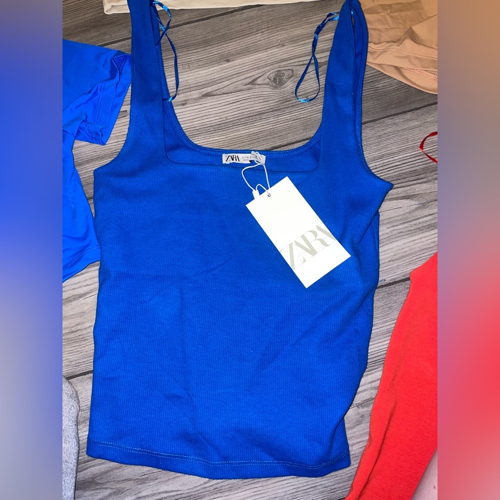 Zara ribbed tank